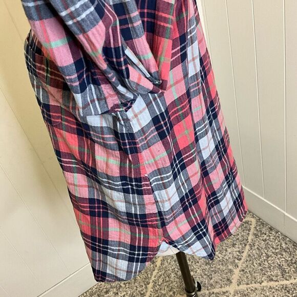 J. Crew Women’s Petite Large Long Sleeve Striped Multi Color Button Down Shirt - Picture 10 of 14